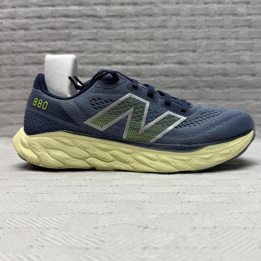 New Balance Fresh Foam X 880v14 Shoes Mens Size 7 Grey Yellow‎ Running